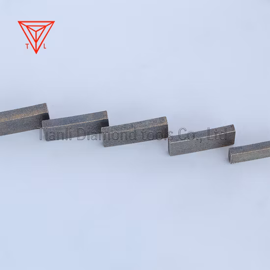 Segmentos de hoja de sierra de diamante para corte de mármol y granito